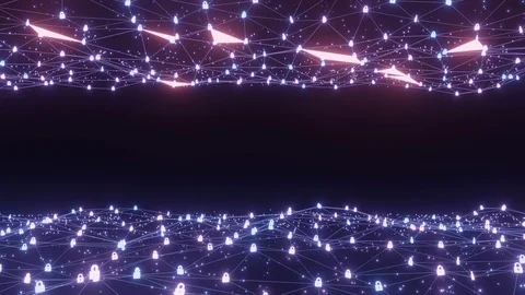 Abstract line lighting frame structure pattern wireframe polygon futuristic p Stock Footage 125170277