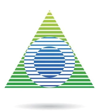 Abstract line logo icon Ilustração Stock