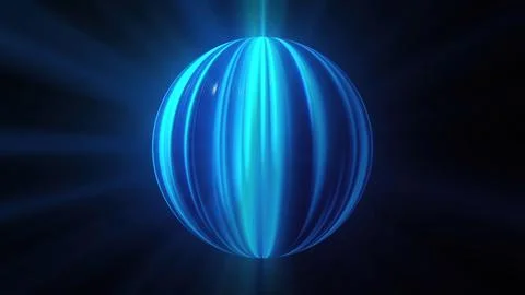 Abstract line orb Stock Illustration