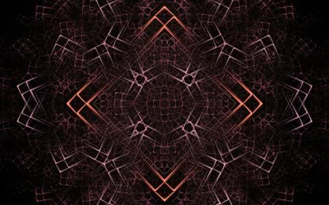 Abstract line ornament Stock Illustration