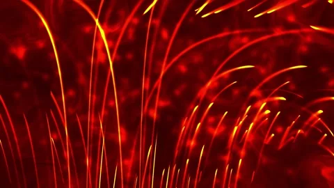 Abstract Line Particle Background With OF Rose Red Color Stock Footage 185982599