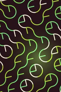 Abstract Line Pattern Dark Background Illustration