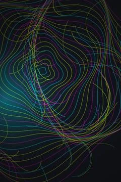Abstract Line Pattern Dark Background Stock Photos