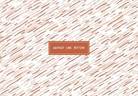 Abstract line pattern doodle artwork design background. Stock Illustration