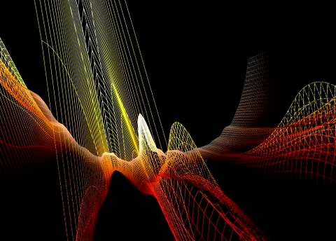 Abstract line pattern Stock Illustration