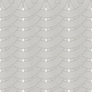 Abstract line pattern. Retro lined background Stock Illustration