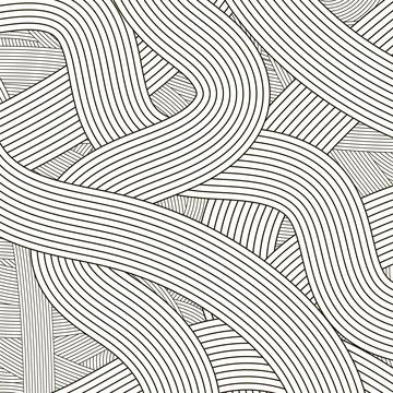 Abstract line pattern. Retro lined background Stock Illustration
