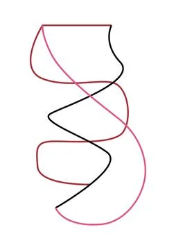 Abstract line pattern vector Illustrazione stock