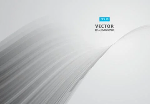 Abstract line pattern white and gray spiral perspective Background with Strip Illustrazione stock