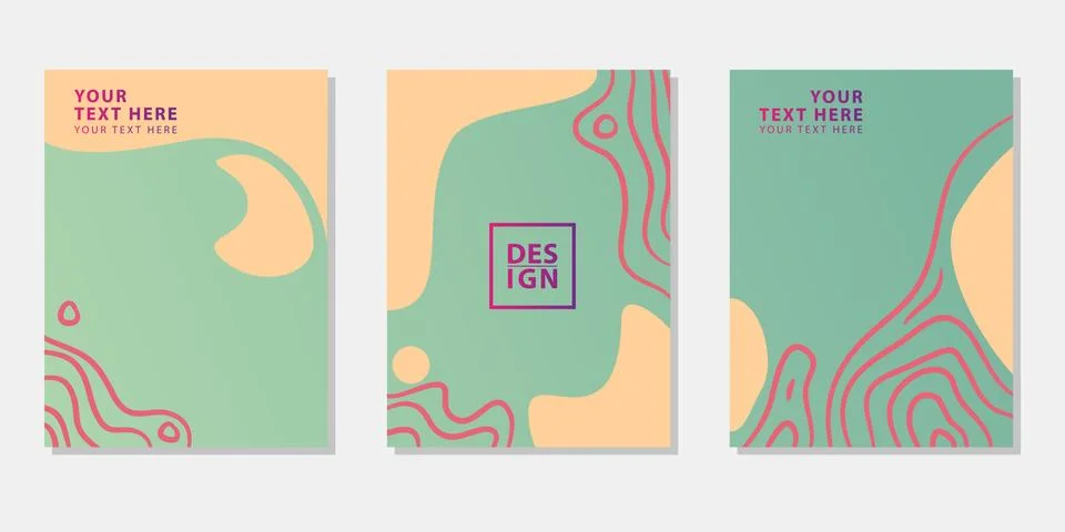 ABSTRACT LINE POSTER1 Stock Illustration