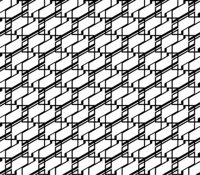 Abstract line seamless vector pattern Stock Illustration