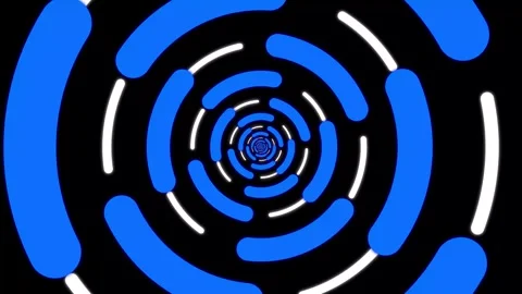 Abstract line tunnel animation background. Digital technology background ma.. Stock Footage 332583056