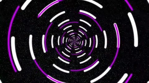 Abstract line tunnel animation background. Digital technology background ma.. Stock Footage 332583068