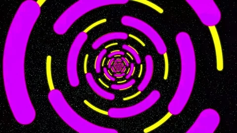Abstract line tunnel animation background. Digital technology background ma.. Stock Footage 332583070