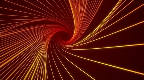 Abstract Line Vortex Loop Stock Footage 22414743