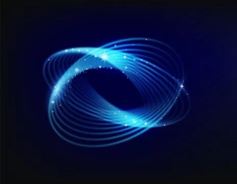Abstract line wave background with globe, speed motion wallpaper, Stock Illustration