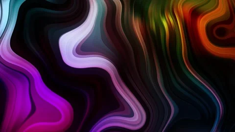 Abstract line wave liquid animated background Vidéo 258044637