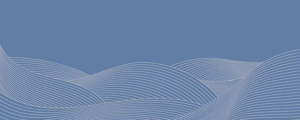 Abstract line wave pattern Stock Illustration