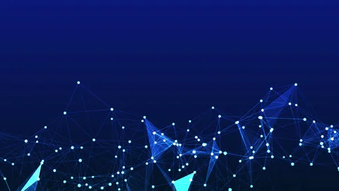 Abstract line wave technology background animation 스톡 동영상 295276057