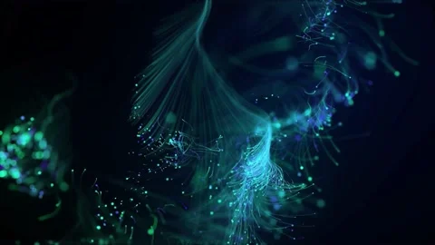 Abstract Line Waves Motion Background Stock Footage 166842430