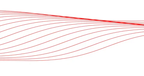 Abstract line waving loop line. wave line pattern moving over Stock Footage 242850754