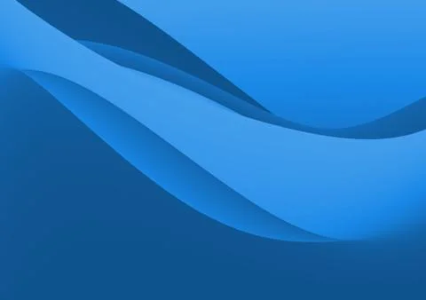 Abstract with line wavy blue background イラスト素材
