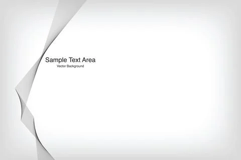 Abstract Line, On White Background With Sample Text Area Stock Illustration