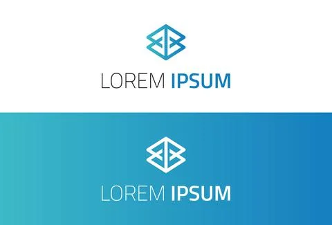 Abstract linear Art logo generate idea design template	 Stock Illustration