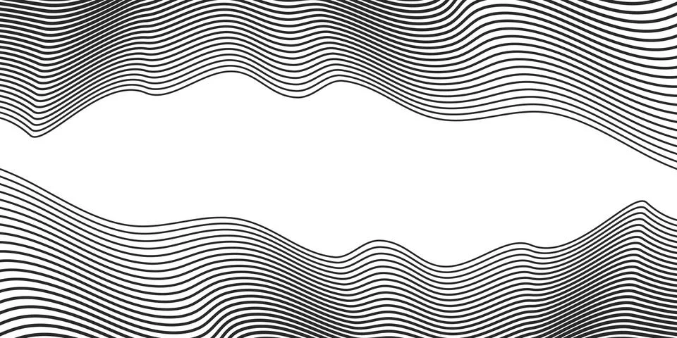 Abstract linear background. Vector illustration Stock Illustration