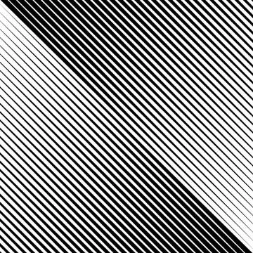 Abstract linear black and white texture. Mesh, array of lines geometric patte Illustrazione stock