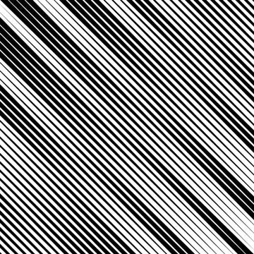 Abstract linear black and white texture. Mesh, array of lines geometric patte Stock Illustration