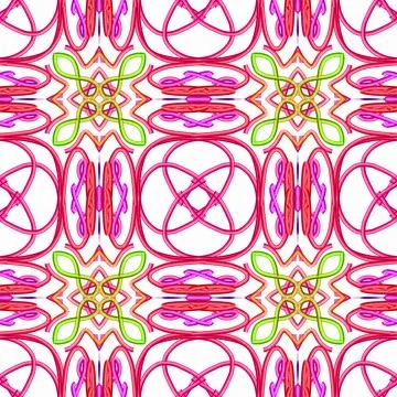 Abstract Linear Geometric Seamless Pattern Stock Illustration