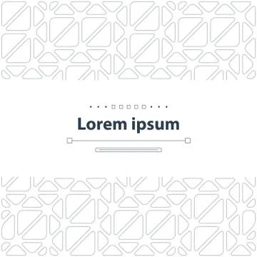 Abstract linear pattern and background Stock Illustration