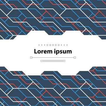 Abstract linear pattern and cover backdrop Illustrazione stock