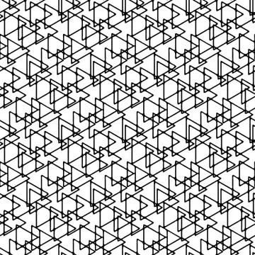 Abstract linear triangle seamless pattern. Illustrazione stock