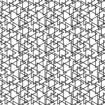 Abstract linear triangle seamless pattern. Illustrazione stock
