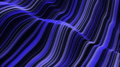 Abstract Linear Vector Wave Video stock 336505400
