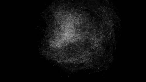 Abstract Linemat Cloud Loop 1080 Stock Footage 200858560