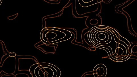 Abstract Lines 1-3 Bottom Orange Vidéo 345807922