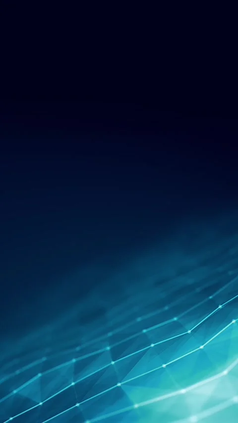 Abstract Lines And Dots Digital Technology Background Loop Stock Footage 331023952