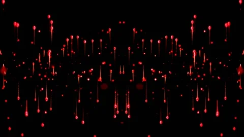 Abstract Lines and Dots Stock Footage 193361628