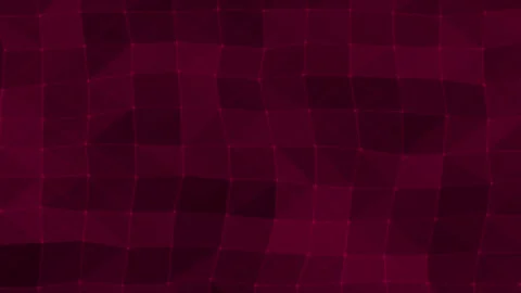 Abstract lines and dots slowly moving hi-tech background Stock Footage 296087471