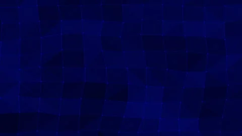 Abstract lines and dots slowly moving hi-tech background Stock Footage 296087473