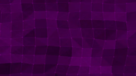 Abstract lines and dots slowly moving hi-tech background Video stock 296087475