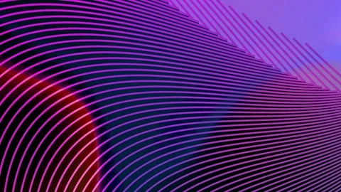 Abstract lines and gradient animation. Stock Footage 232444147