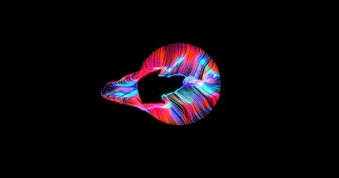 Abstract lines and particles Video stock 105724623
