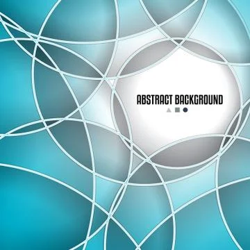 Abstract lines and shapes background design Stock Illustration