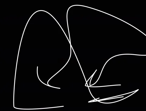 Abstract lines Animated matted doodle with pen style stroke alpha channel Stock Footage 170335715