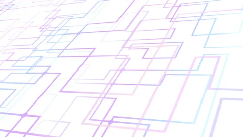 Abstract lines animation. geometric pattern background, abstract technology Stock Footage 165512008