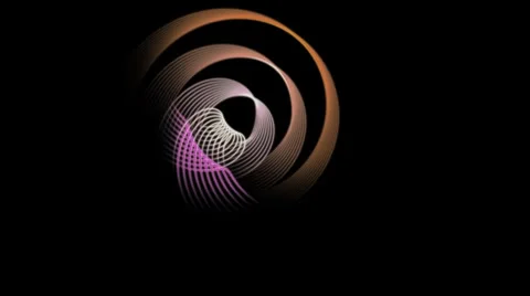 Abstract Lines Art Stock Footage 7340711